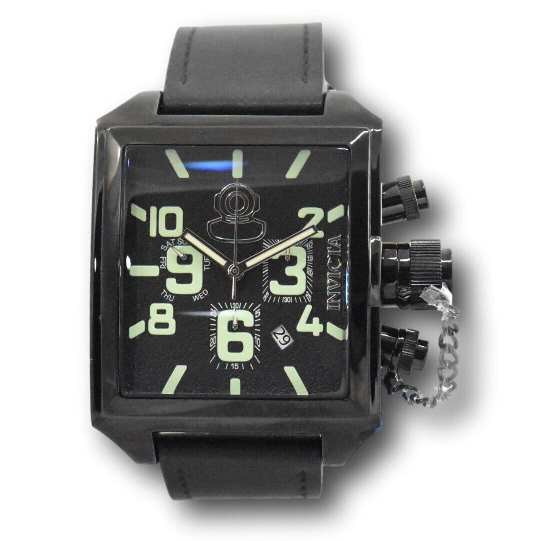 Invicta Russian Diver Signature Men`s 45mm Square Swiss Chronograph Watch 7185