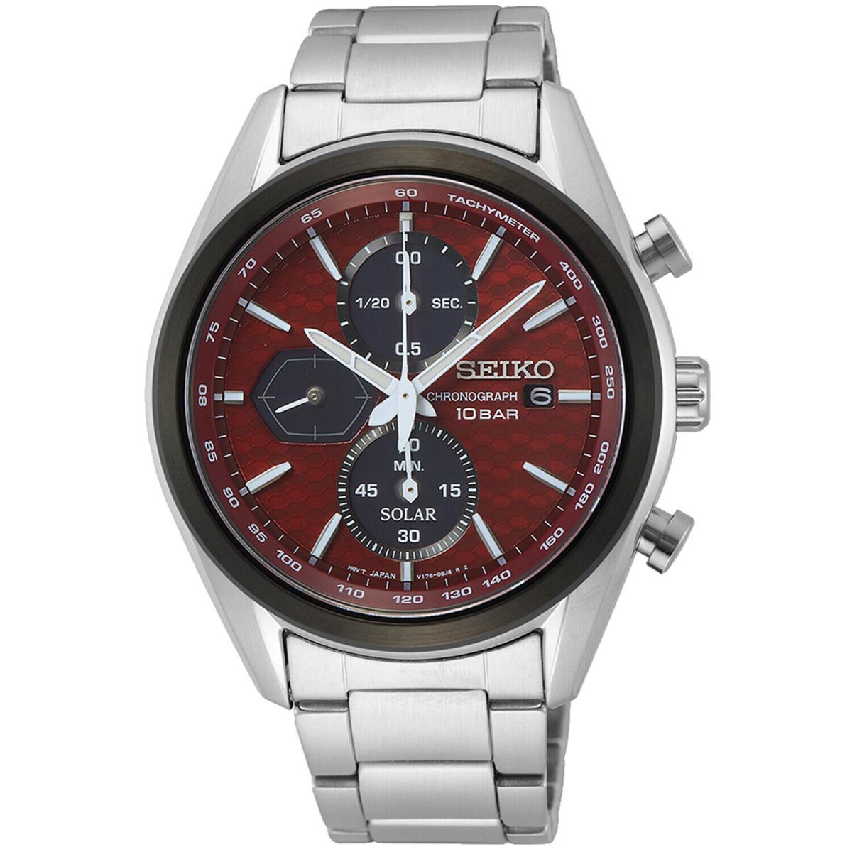 Seiko Red Men`s Watch - SSC771P1