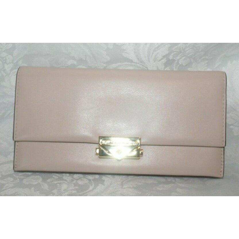 Michael Kors Cece Large Leather Wallet Soft Pink
