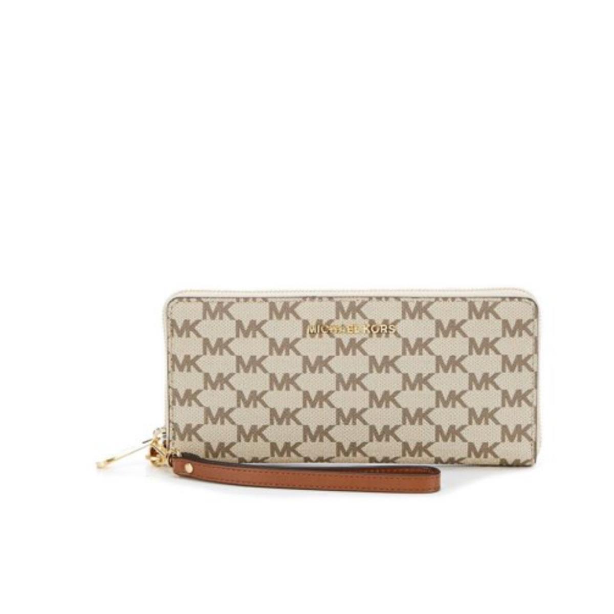 Michael Kors Women`s MK Signature Jet Set Item Travel Continental Wallet Clutch