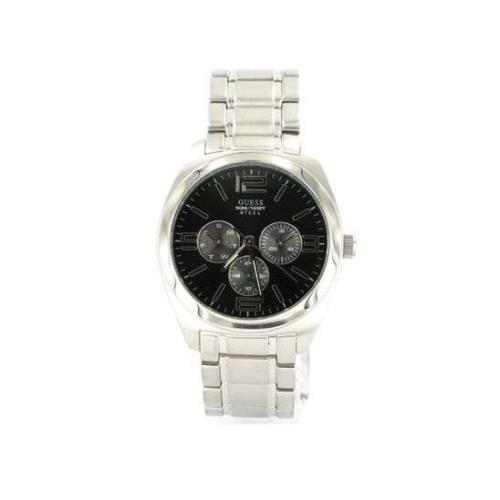 Guess Men`s Silver Stainless Steel Bracelet Multi Function WATCH-G10168G