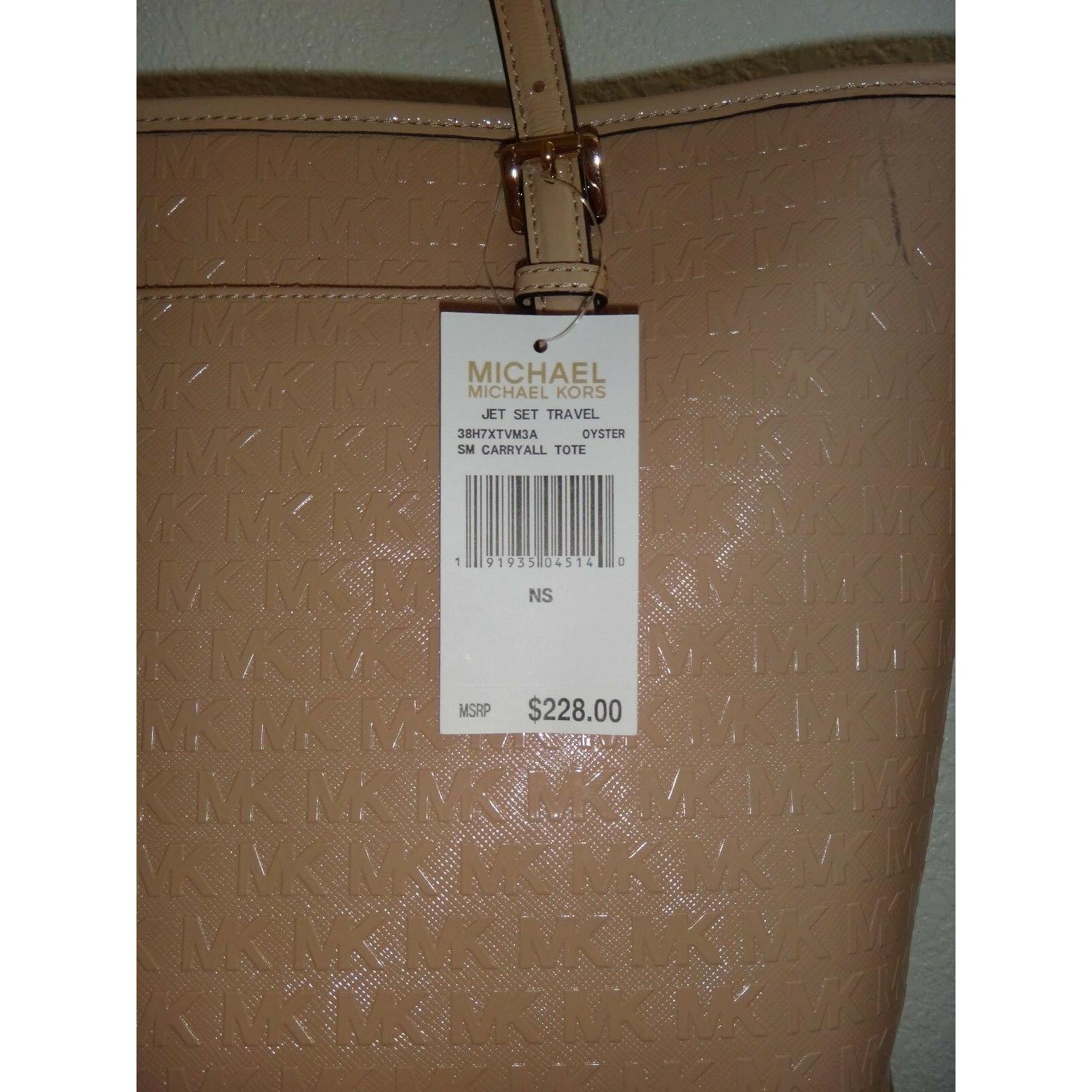michael kors jet set travel carryall tote