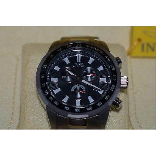 Men`s - Invicta 1555 Specialty Chronograph Black Dial Stainless Steel Watch