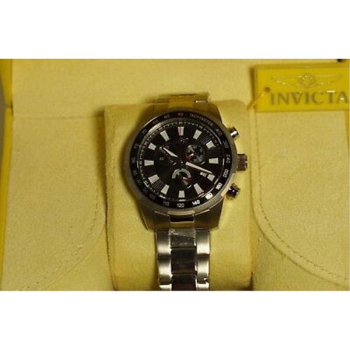 Invicta watch Specialty - Dial: Black, Band: Black