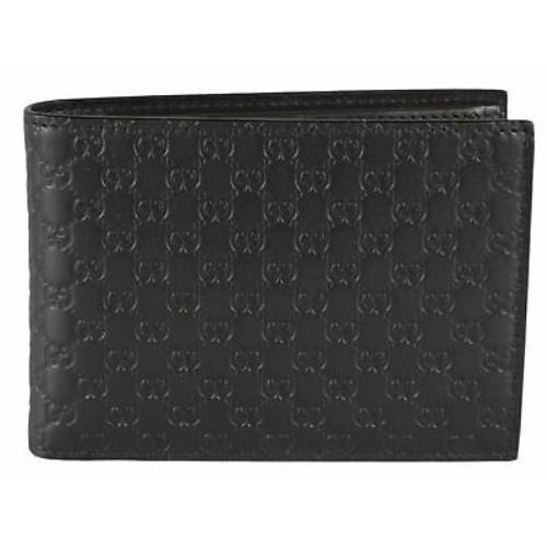 Gucci Men`s Brown GG Microguccissima Leather Bifold Coin Wallet 292534