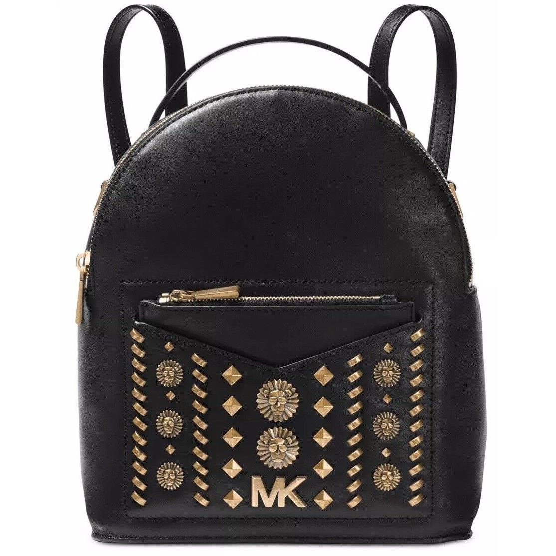 Michael Kors Jessa Studded Leather Convertible Backpack to Crossbody Bag