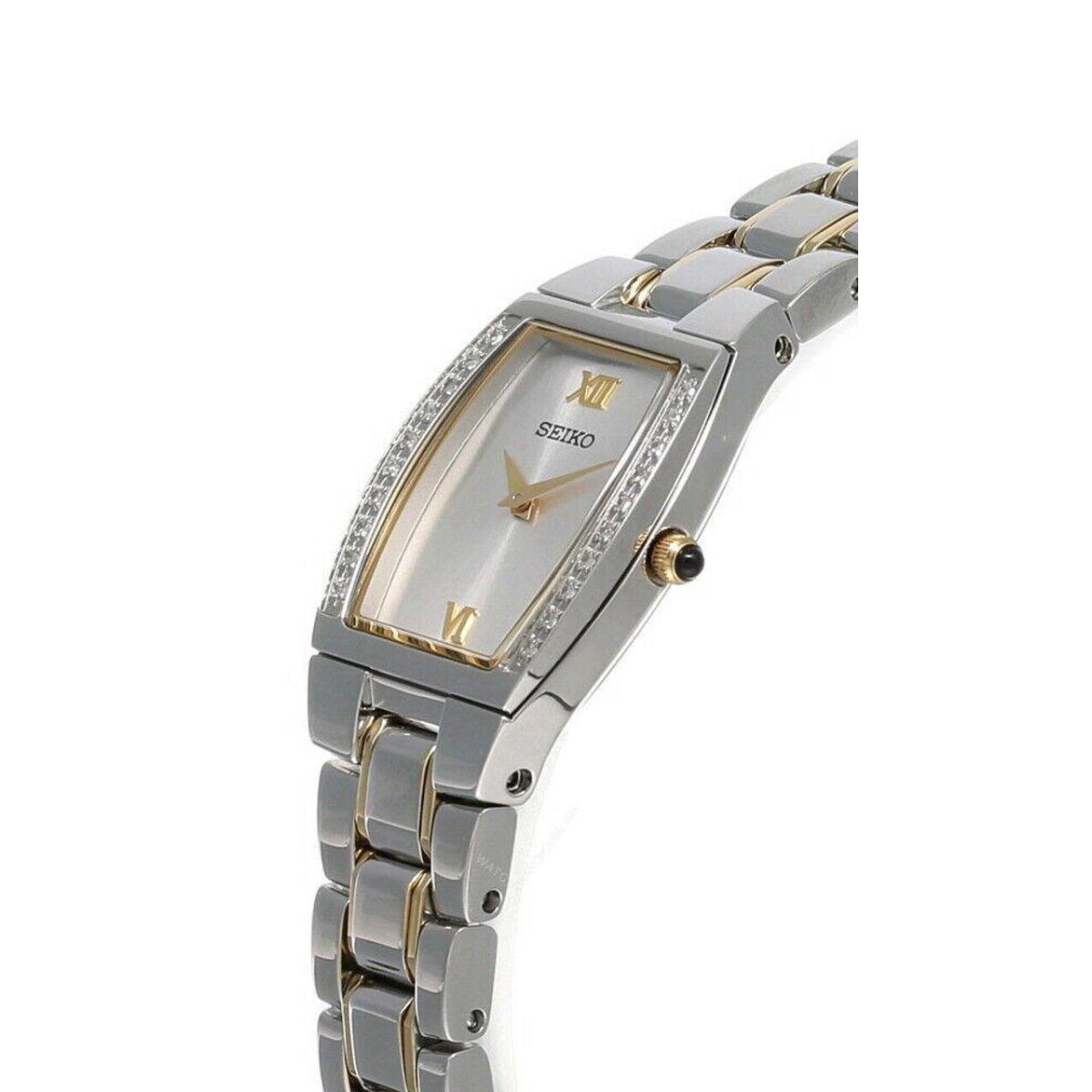 Seiko Silver Dial Two-tone SS Women`s Watch SUJE81