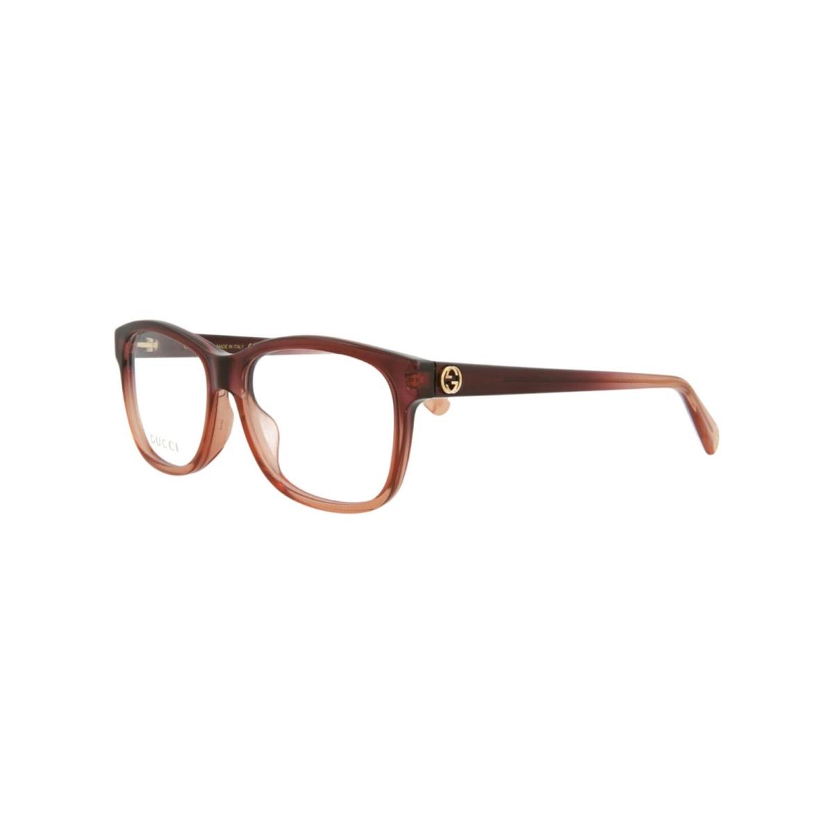 Gucci GG0374OA 003 Brown Fade to Eyeglasses 55/16/145 with Gucci Case