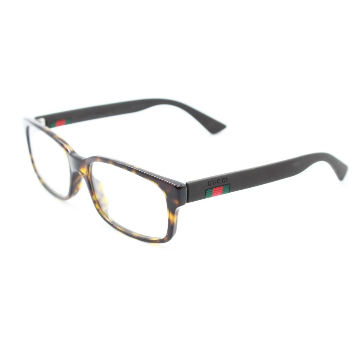 Gucci GG 0012OA 002 Havana Frames RX Eyeglasses GG0012OA 55-17