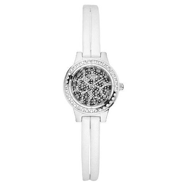 Guess Animal Print Dial Crystals Ladies Watch. W75047L1