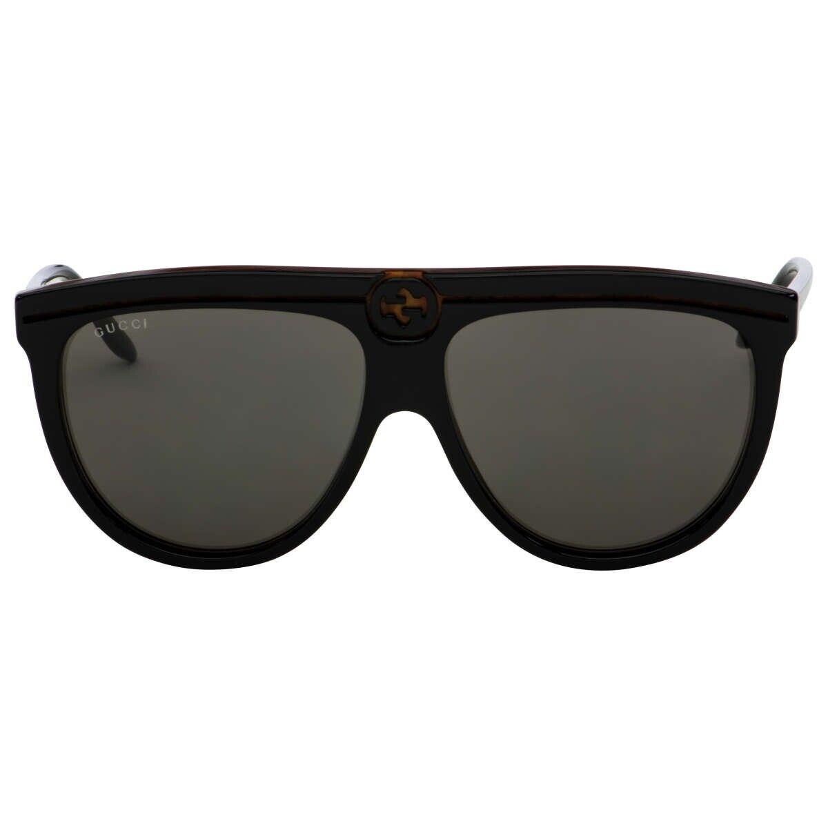 Gucci Sunglasses GG0732S 001 Black/grey Lens