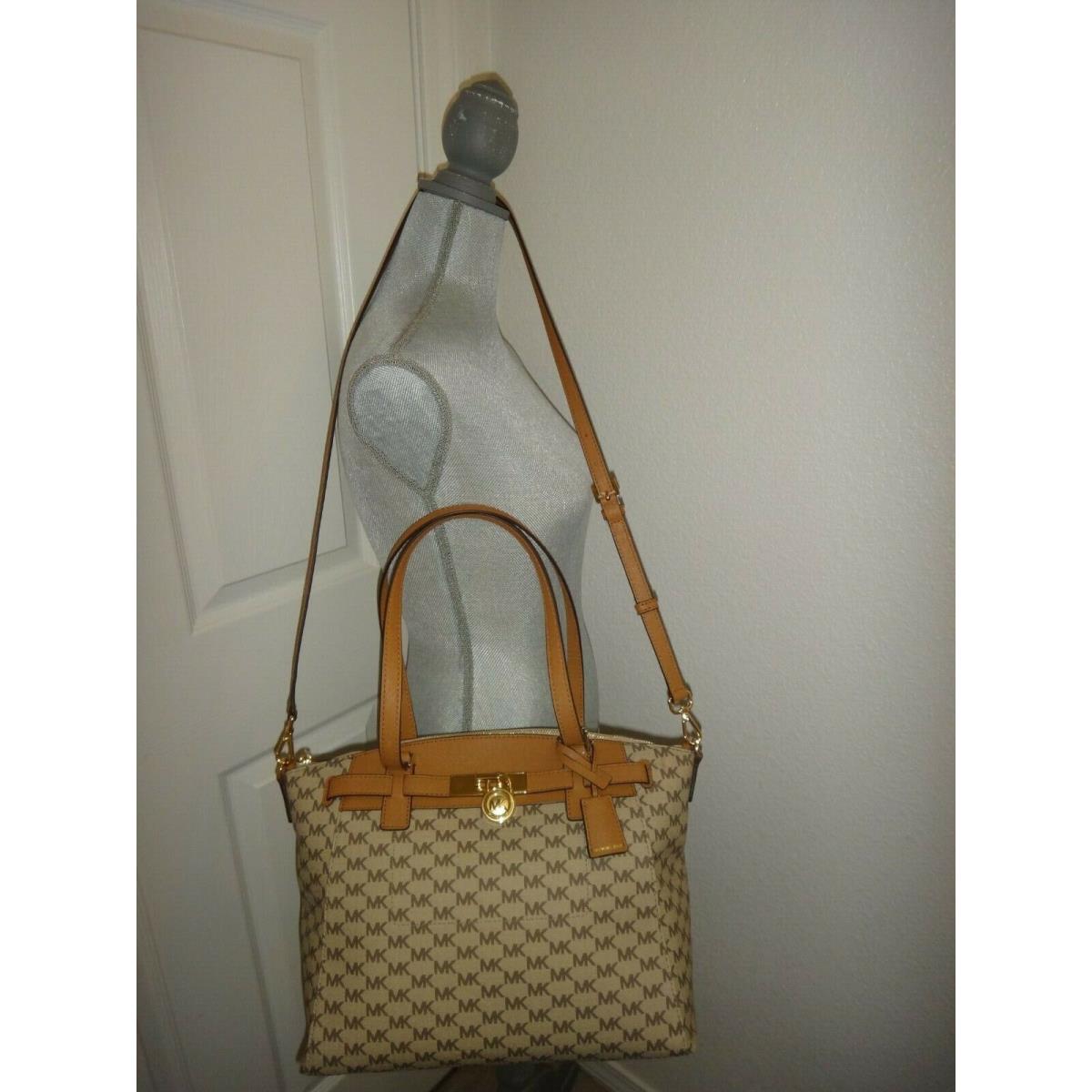 Michael kors hamilton discount traveler large zip satchel