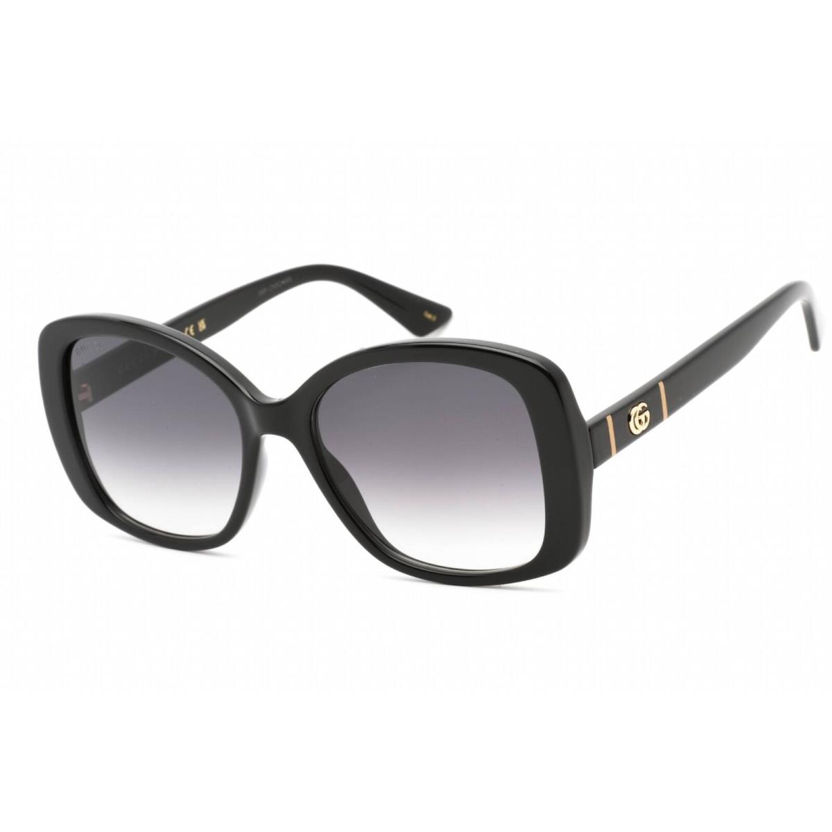 Gucci Women`s Sunglasses Black Injected Propionate Cat Eye Frame GG0762S 001