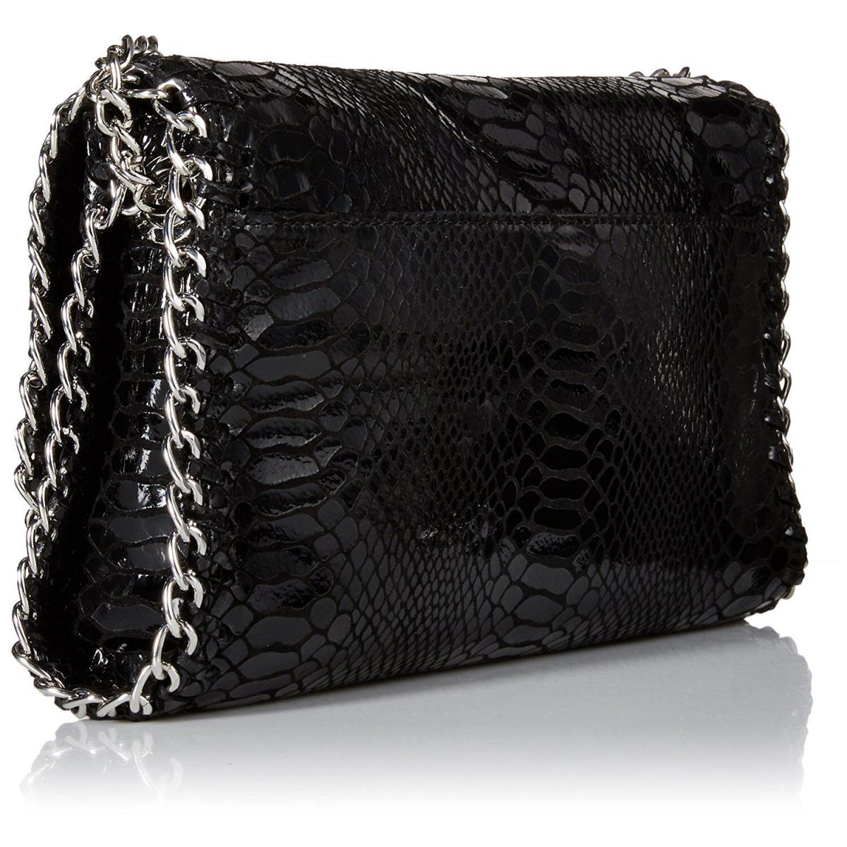 Michael Kors Chelsea Medium Messenger Black Crossbody Leather Handbag Bag