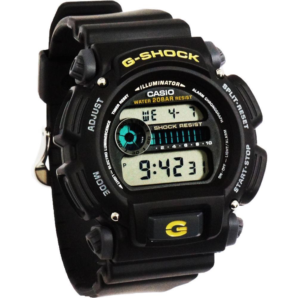 Casio DW9052-1B G-shock 200 Meter Watch Chronograph Resin Strap Alarm