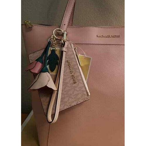 Michael Kors Ciara EW Zip Tote Bag Pastel Pink Leather W/ Key Chain Coin  Purse - Michael Kors bag - 192317797947 | Fash Brands