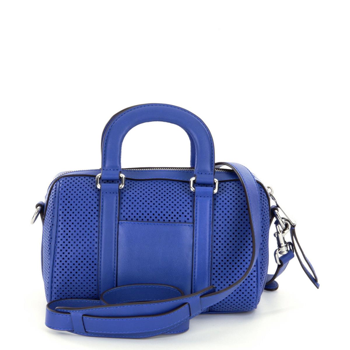 Michael Kors Riley Genuine Leather Flat Crossbody Bag Electric Blue  #32S5SRLC1L | Michael Kors 32S5SRLC1L