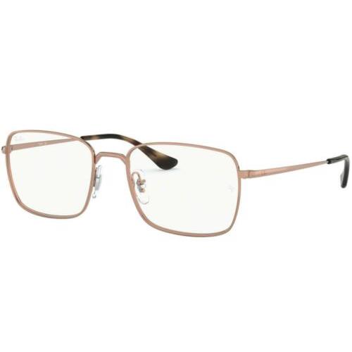 Rx-able Ray-ban Eyeglasses RB 6437 2943 51-18 Copper Bronze Tortoise Frames