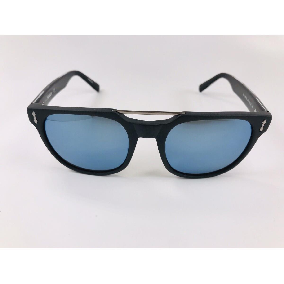 Dragon Matte Black Mix 002 Sunglasses with Blue Lenses