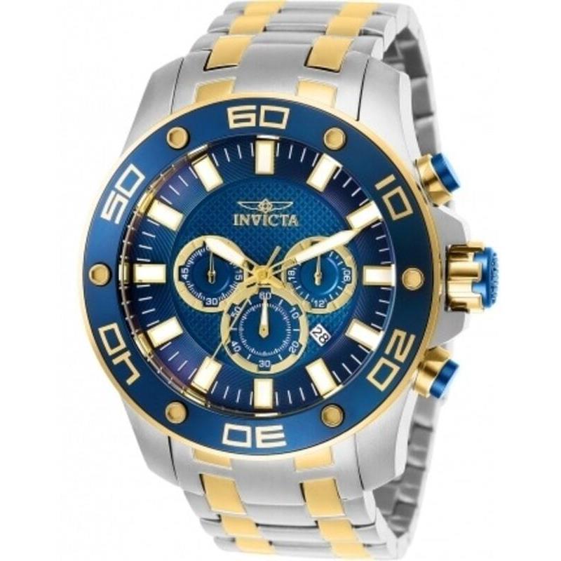 Invicta Pro Diver Chronograph Automatic Blue Dial Men`s Watch 26082