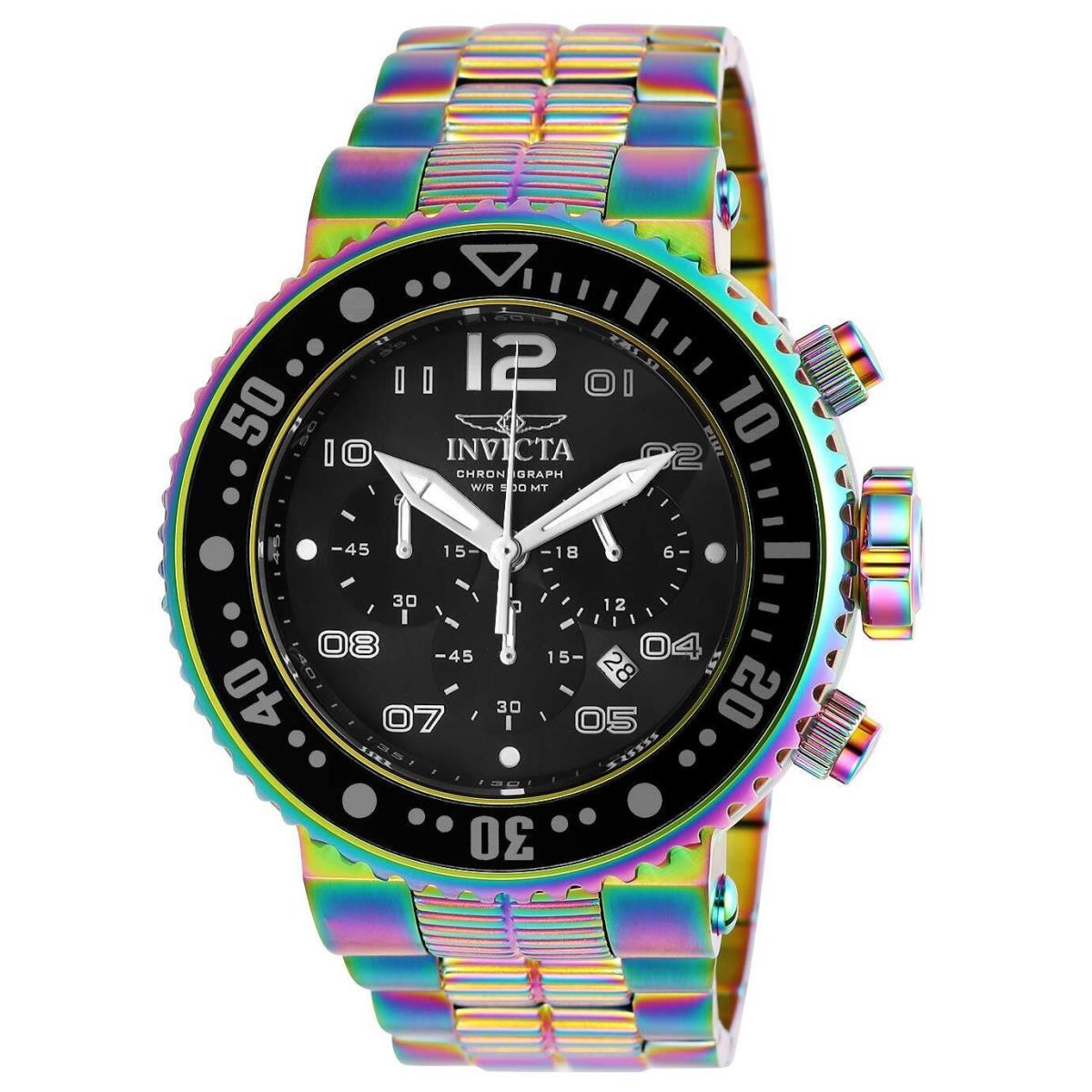 Invicta Men`s 25078 Pro Diver Analog Display Quartz Multi-color Watch