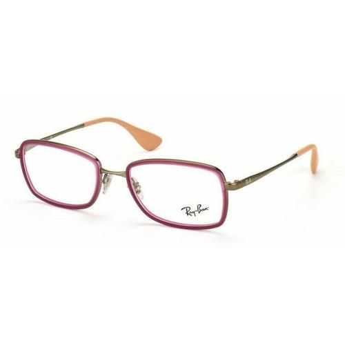 Ray Ban RB6336 2857 Purple / Gunmetal 53mm Rx-able Eyeglasses