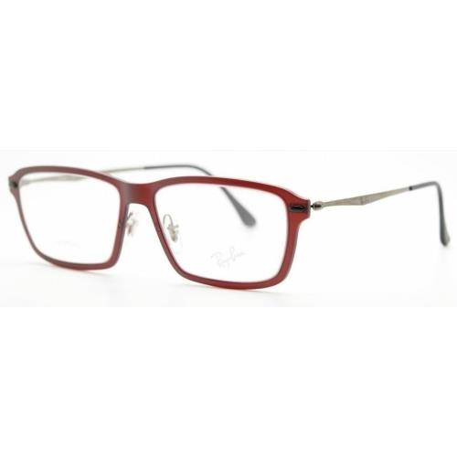 Ray Ban Lightray Eyeglasses RB7038 5456 Dark Red 55mmRX-Able