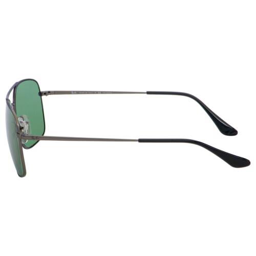 Ray Ban Sunglasses Rb 3611 029 09 60 Gunmetal Green Classic G 15 Polarized Ray Ban Sunglasses Gunmetal Frame Green Classic G 15 Polarized Lens Fash Direct