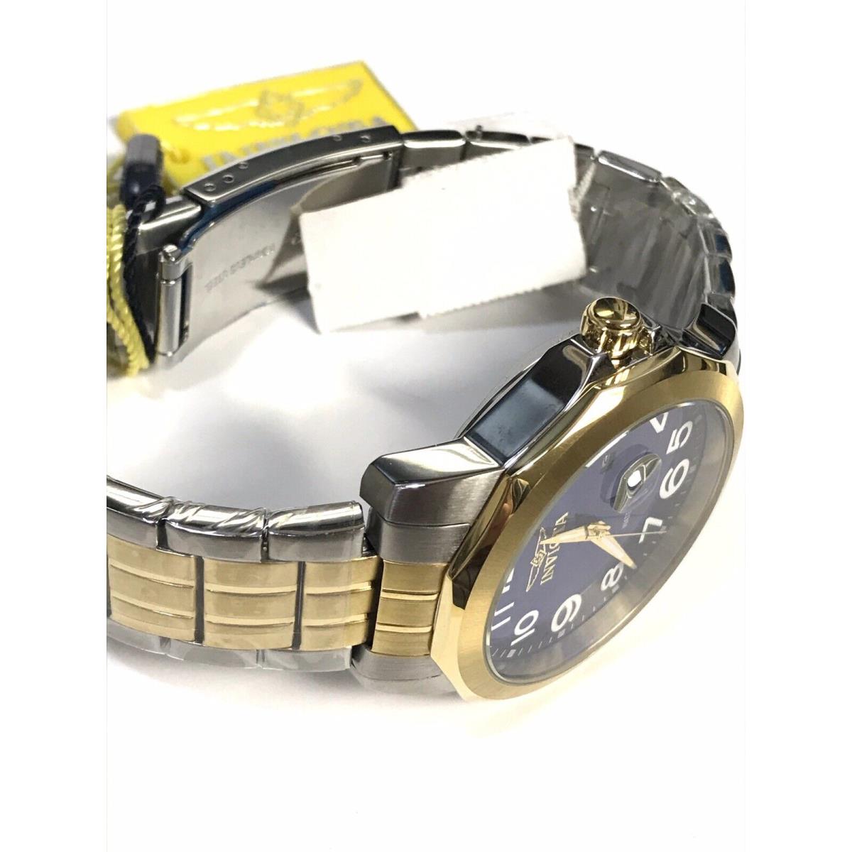Invicta watch  - Blue Face, Blue Dial, Gold & Silver Band 5