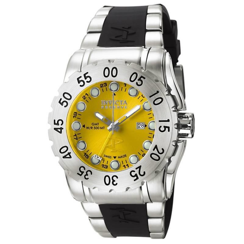 Swiss Made Invicta 6648 Resereve Collection Gmt Mens Watch