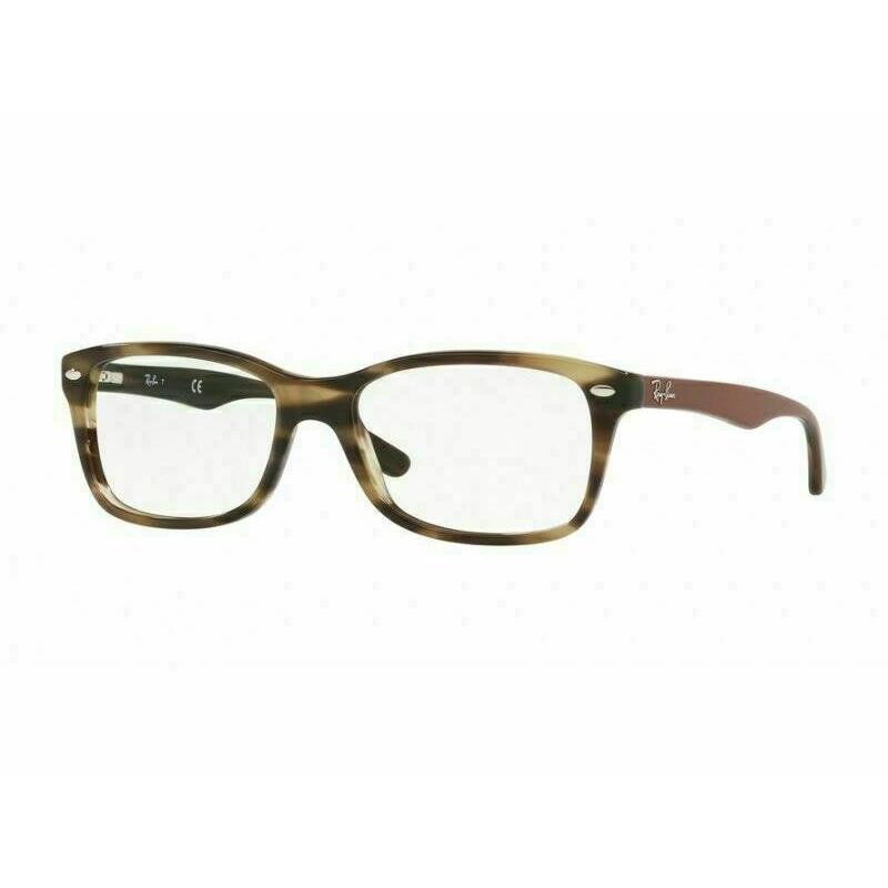Ray Ban Eyeglasses RX5228 5798 50 Havana Green Eyeglasses Frames Optical