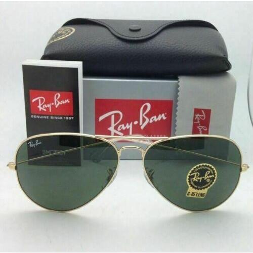 Ray-Ban sunglasses  - Arista Gold Frame, Crystal Green Lens 0