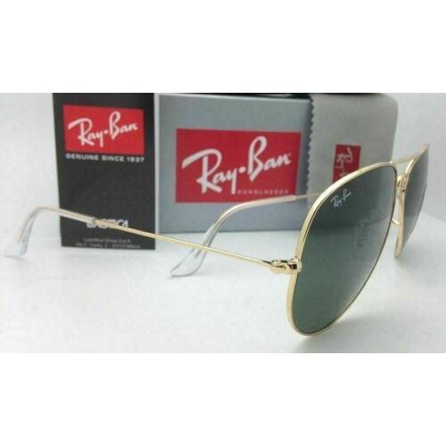 Ray-Ban sunglasses  - Arista Gold Frame, Crystal Green Lens 3
