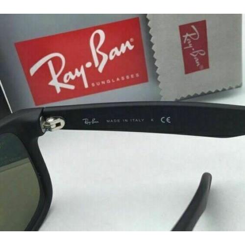 Ray-Ban sunglasses JUSTIN - Black Rubber Frame, Blue Mirror Lens 7