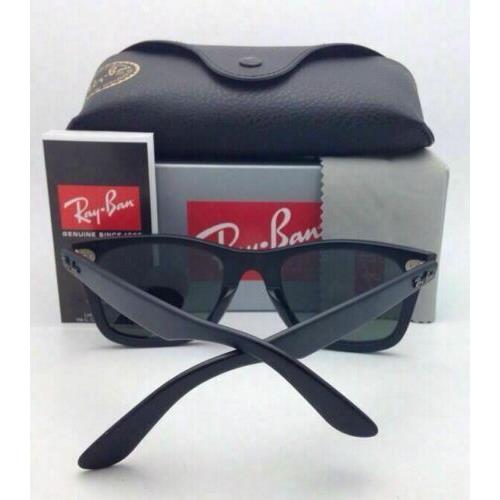 Ray-Ban sunglasses WAYFARER - Matte Black Frame, Crystal Green Lens 2