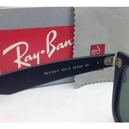 Ray-Ban sunglasses WAYFARER - Matte Black Frame, Crystal Green Lens 6