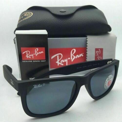 Polarized Ray-ban Sunglasses Justin RB 4165 622/2V Black Frames Blue Lenses