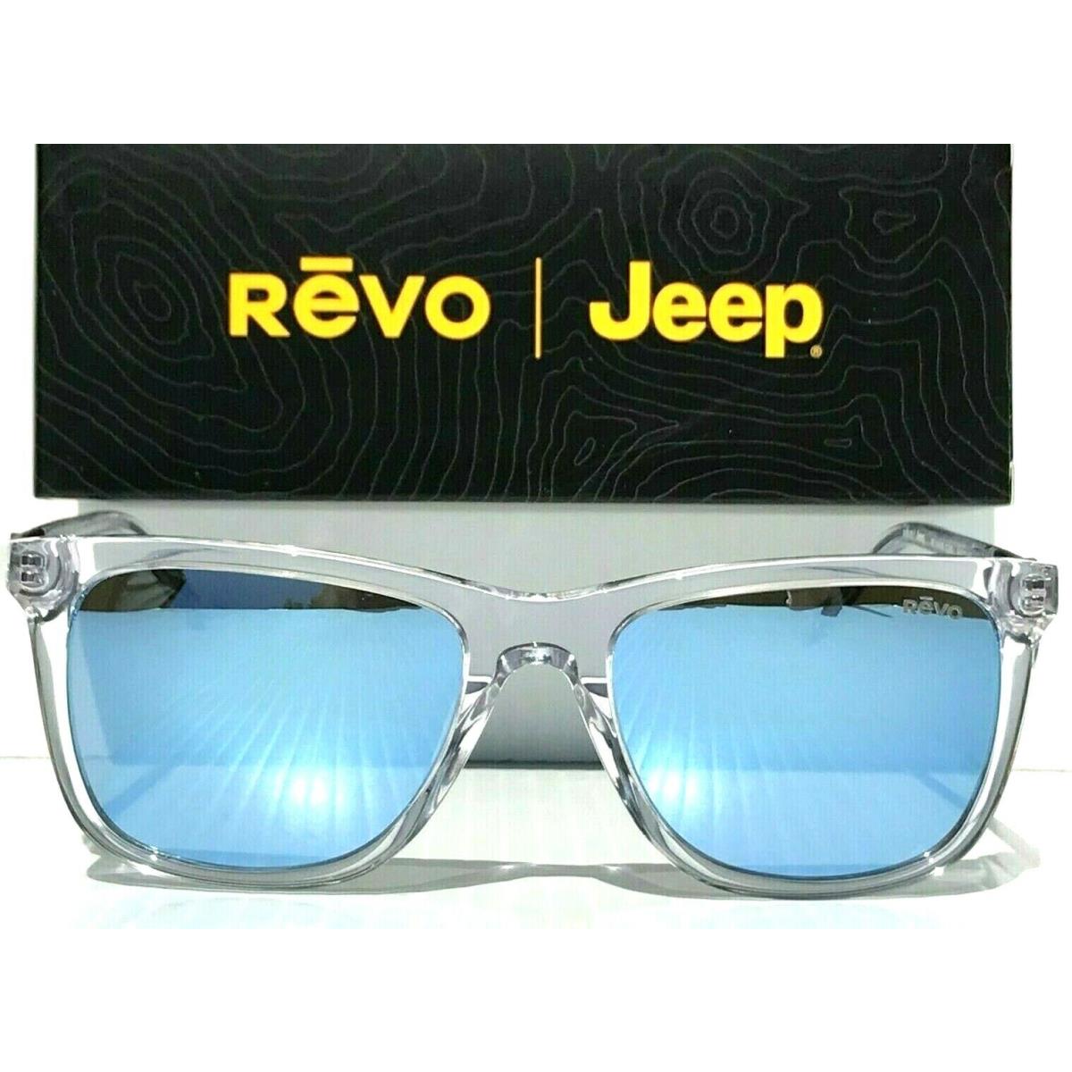 Jeep Revo Cove Clear Crystal Polished Polarized Blue Water Sunglass 1164 09 BL