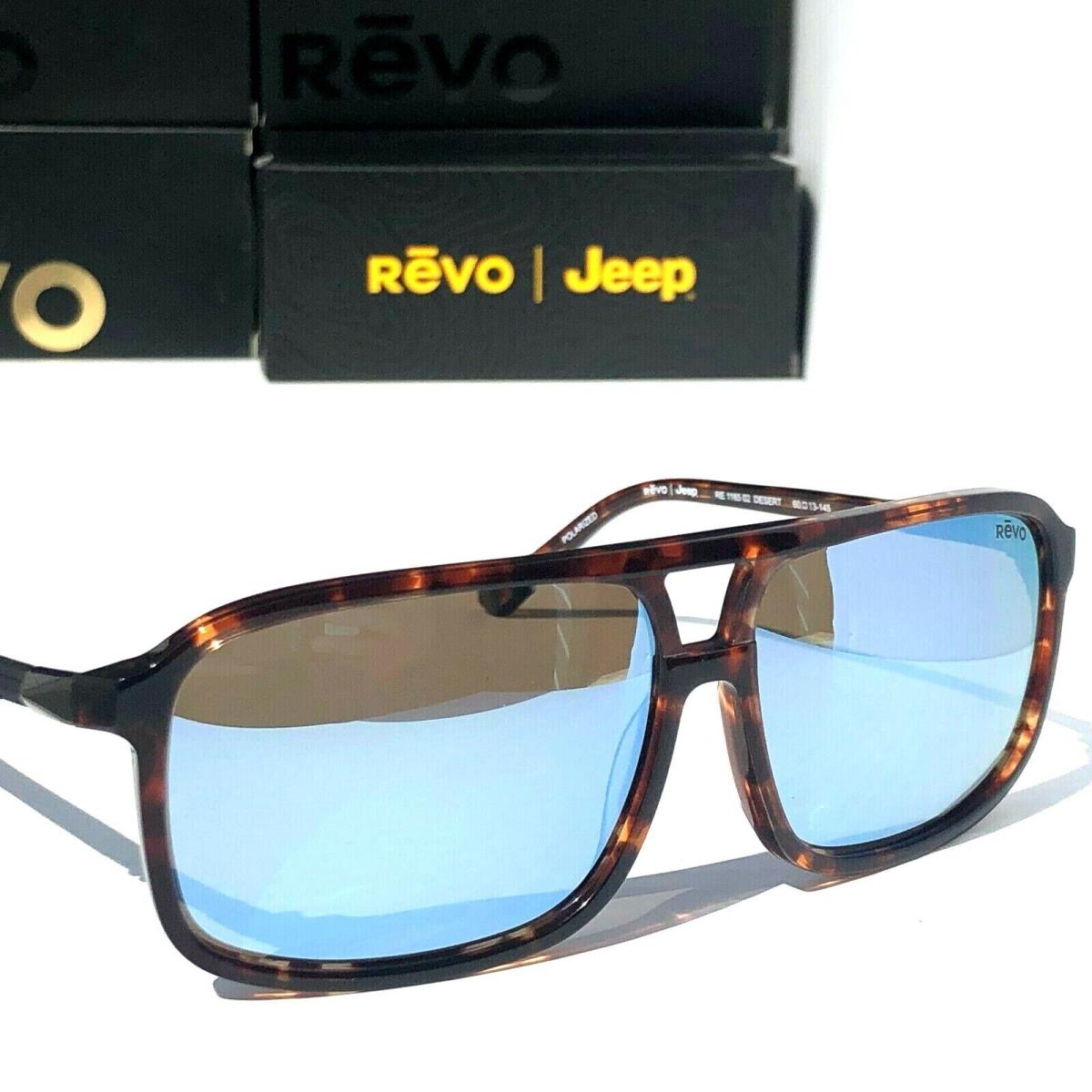 Revo sunglasses JEEP Desert - Brown Frame, Blue Lens