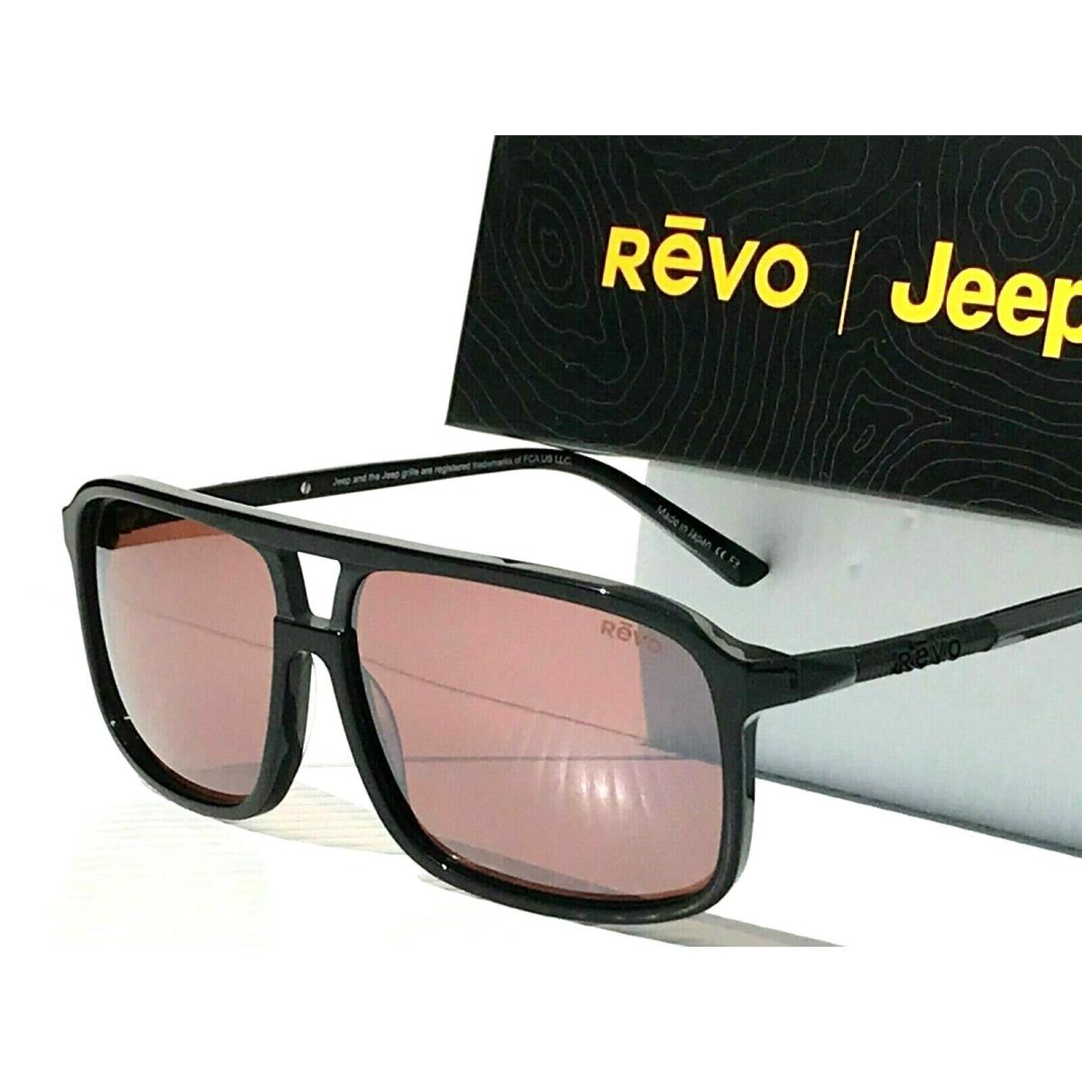 Revo sunglasses JEEP Desert - Black Frame, Rose Lens