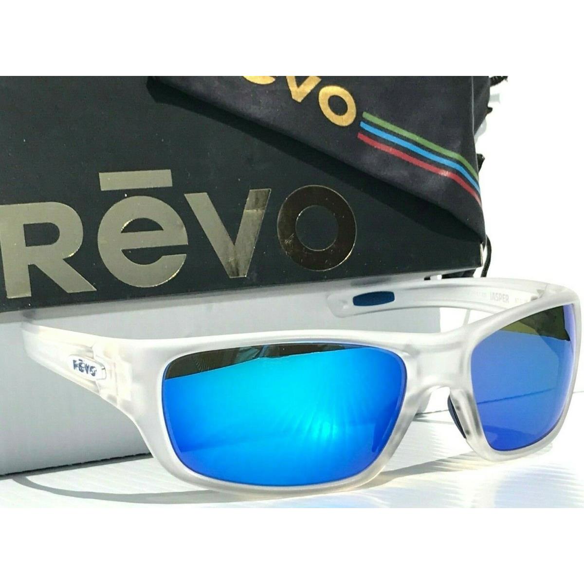 Revo sunglasses Jasper - Black Frame, Blue Lens