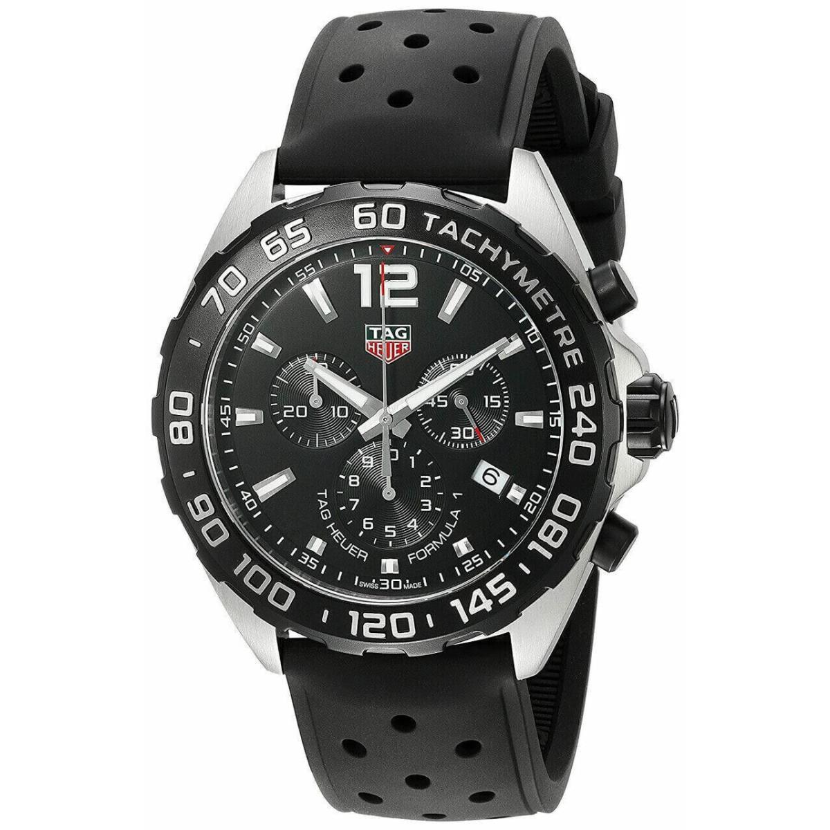 Tag Heuer Formula 1 Chronograph Black Dial Men`s Watch CAZ1010.FT8024