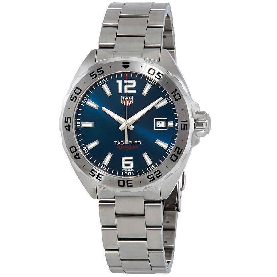 Tag Heuer Formula 1 Blue Dial Stainless Steel Men`s Watch WAZ1118.BA0875