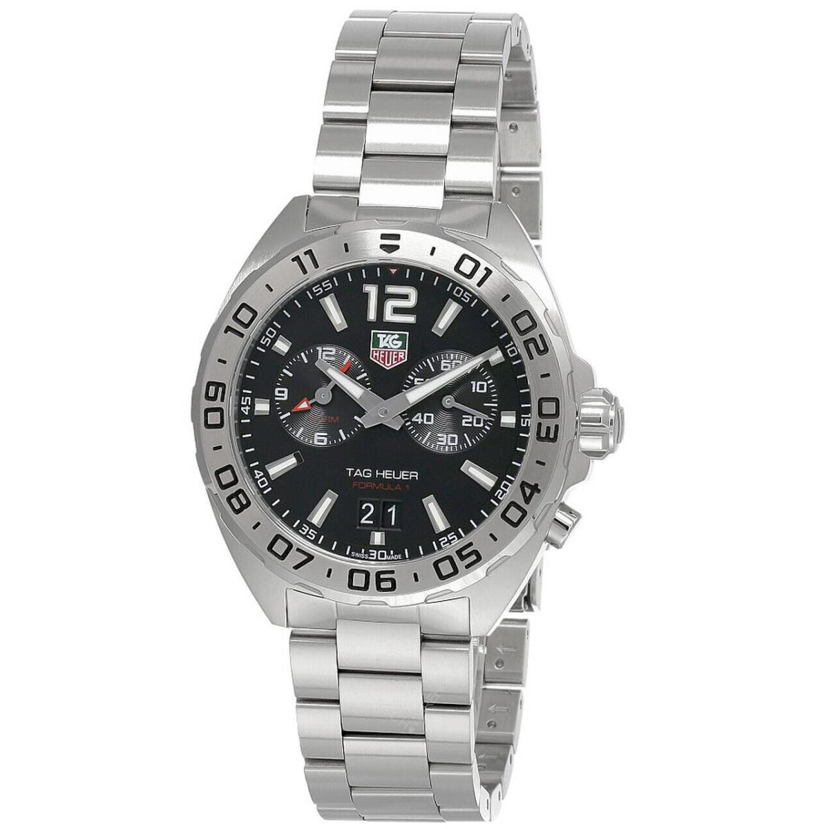 Tag Heuer Formula 1 Black Dial Men`s Steel Watch WAZ111A.BA0875