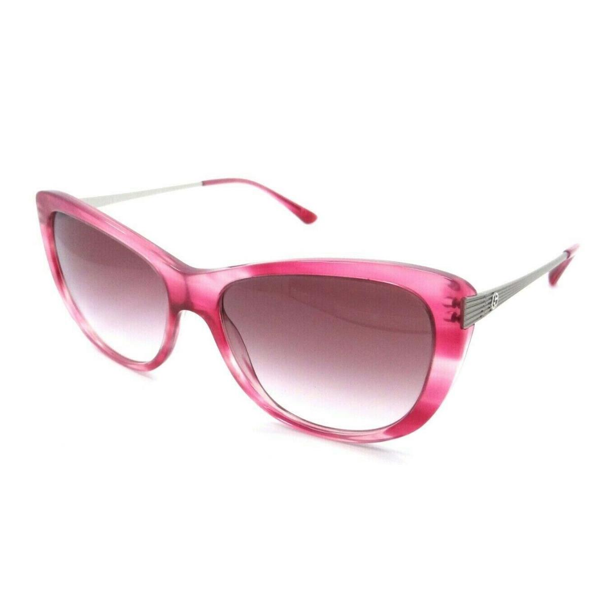 Giorgio Armani Sunglasses AR 8078 5489/8H 56-16-140 Striped Fuchsia /violet Grad