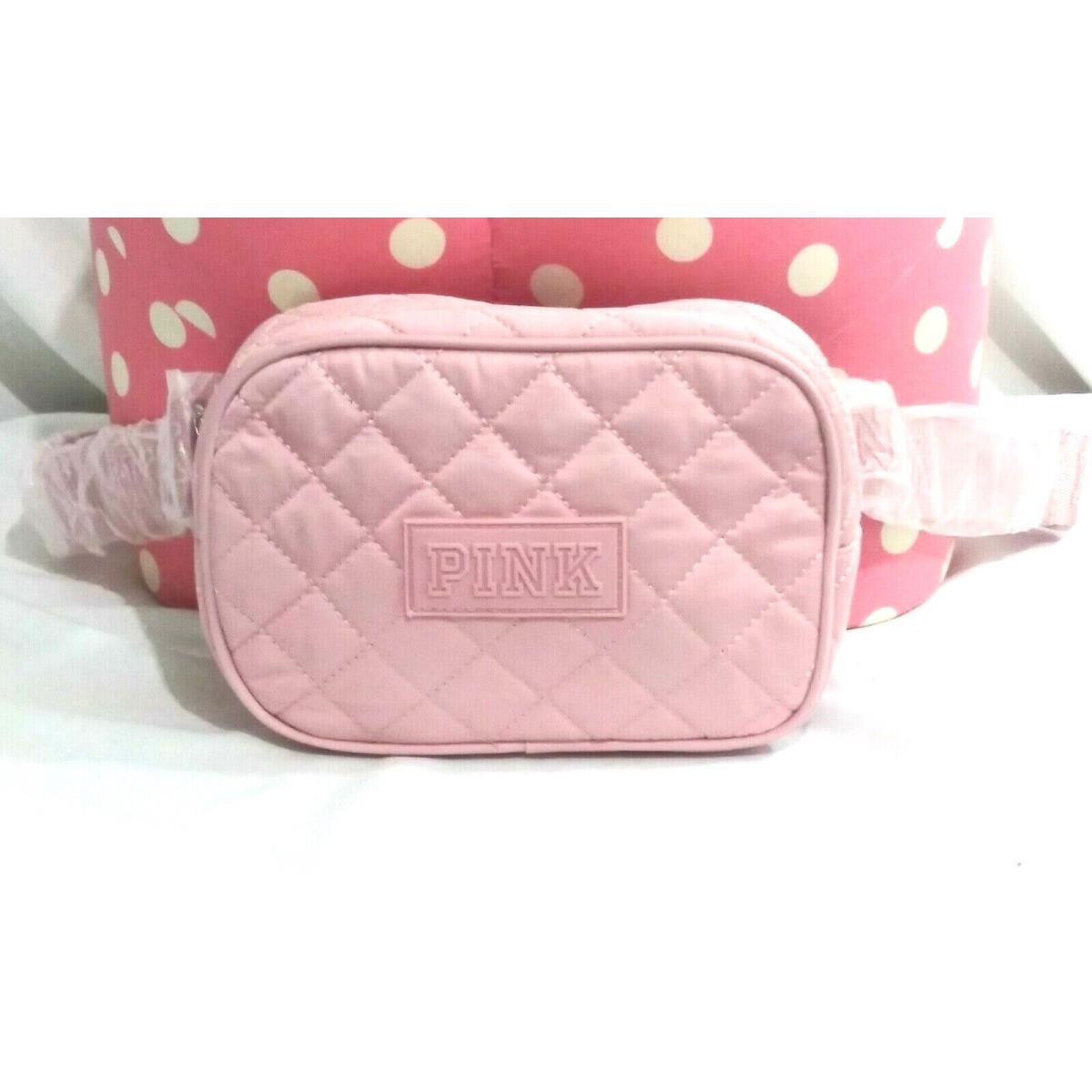 Victorias Secret Pink Quilted Belt Bag Fanny Pack Hip Beach Bag