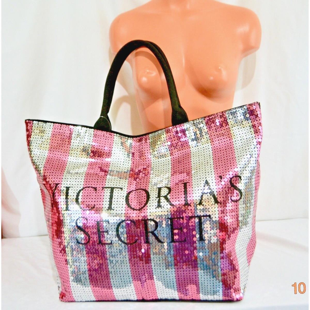 Sexy Victorias Secret Sequins Bling Black Friday Tote Bag Purse Shopper