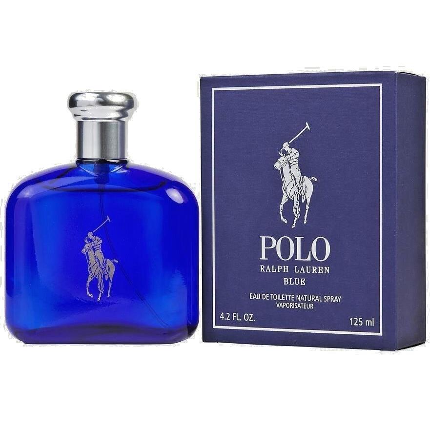 Polo Blue Men by Ralph Lauren 4.2 FL oz / 125 ML Eau De Toilette Spray