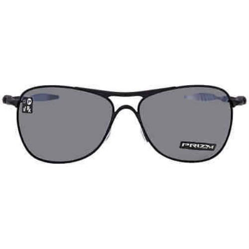 Oakley Crosshair Prizm Black Pilot Men`s Sunglasses OO4060 406023 61 - Frame: Black, Lens: Black