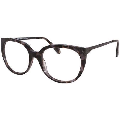 Balmain BL1074 03 Eyeglasses Women`s Grey Tortoise Full Rim Optical Frame 52mm